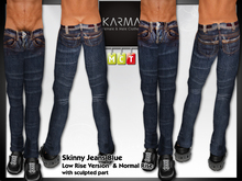 Karma - Skinny Jeans Blue Low & Normal Rise