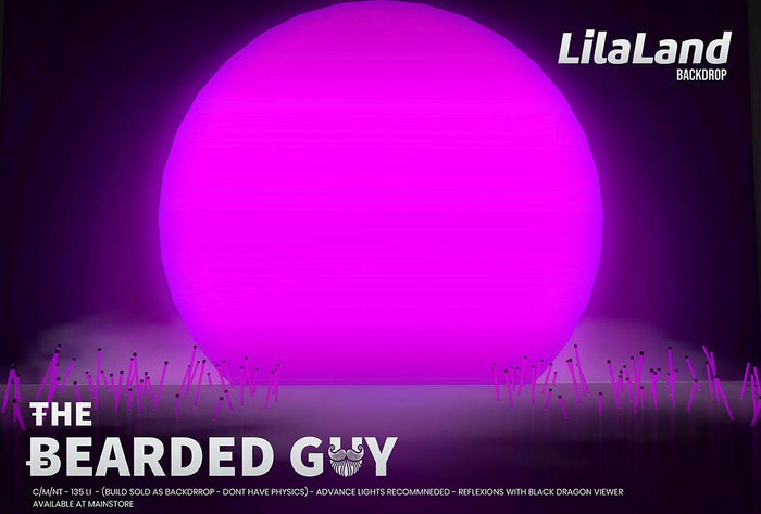 Lila Land Backdrop - The Bearded Guy