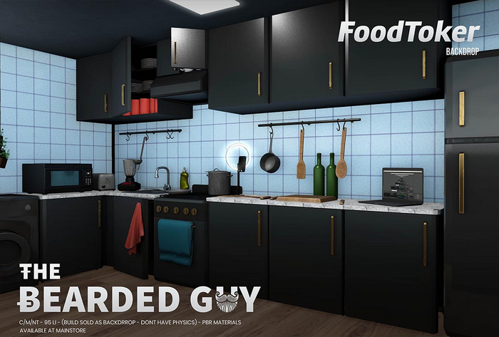 FoodToker Backdrop PBR - The Bearded Guy