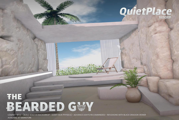 Quiet Place Backdrop - The Bearded Guy 