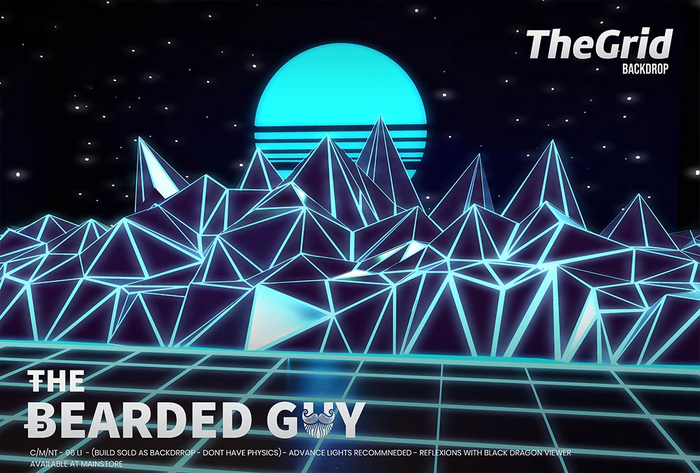 The Grid 2020 Backdrop - The Bearded Guy