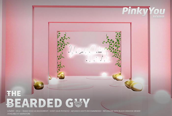 Pinky You Backdrop - The Bearded Guy