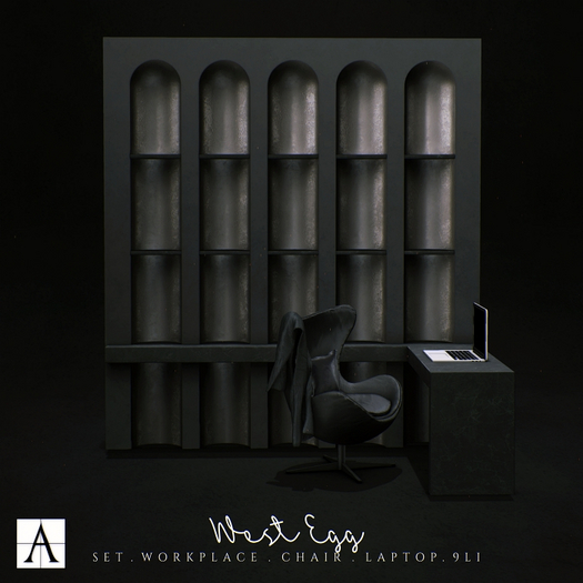 Second Life Marketplace - Architect. West Egg Workplace // Silver