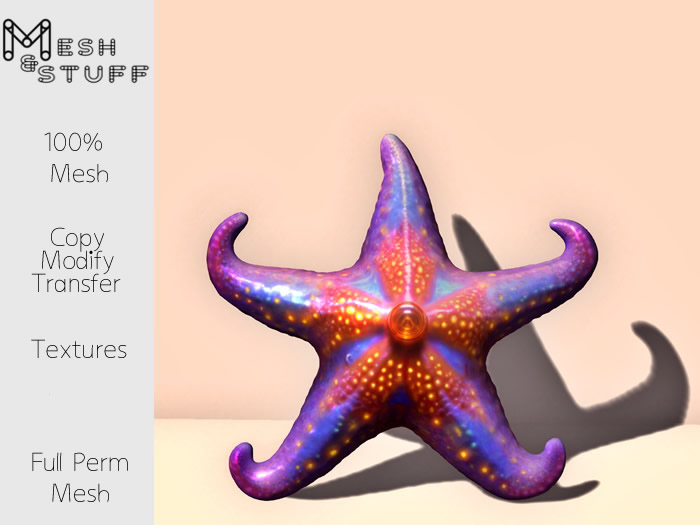 M&S ~ Luminiscent Starfish Mesh Full Perm * add