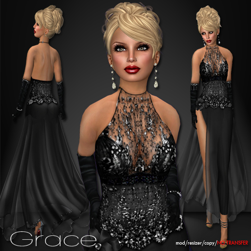 !Rebel Hope Designs - Grace Formal Gown Midnight