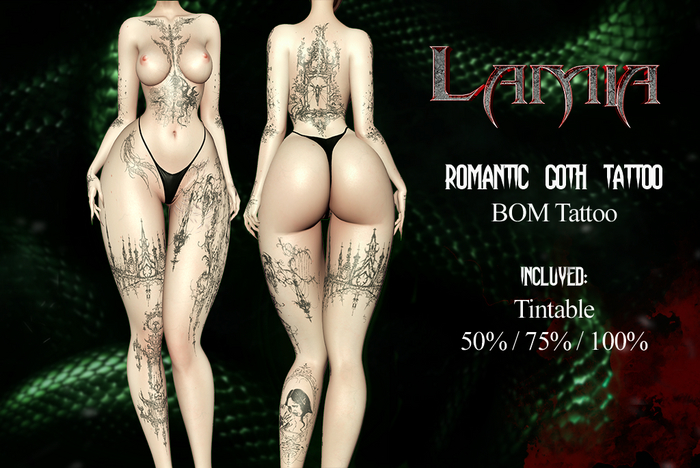 [LAMIA] Romantic Goth Tattoo