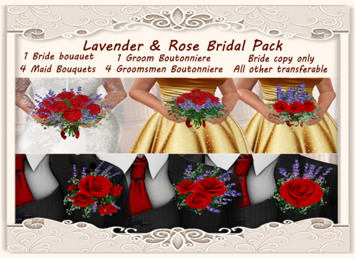 BB..Lavender & Rose Bridal Pack *
