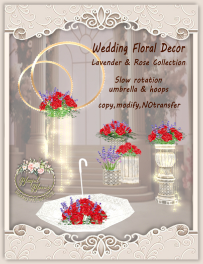 BB..Lavender & Rose Collection Decor Pack*