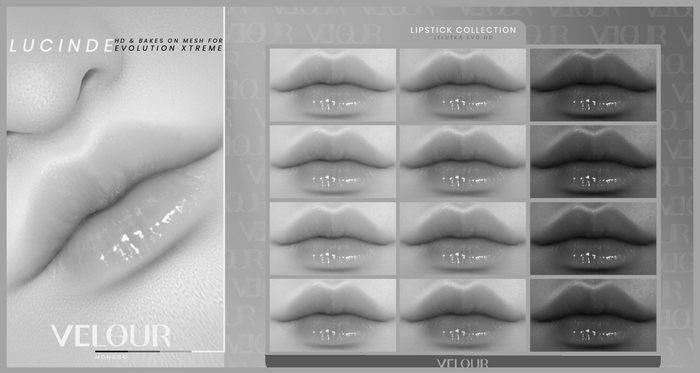 VELOUR "LUCINDE" LIPSTICK DEMO