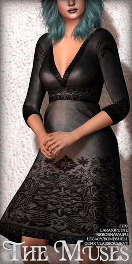 TheMuses - Ritual Dress - Black