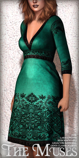 TheMuses - Ritual Dress - Turquoise