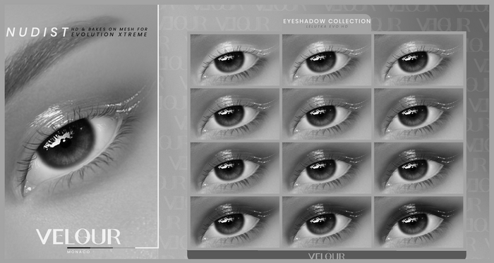 VELOUR "NUDIST" EYESHADOW DEMO