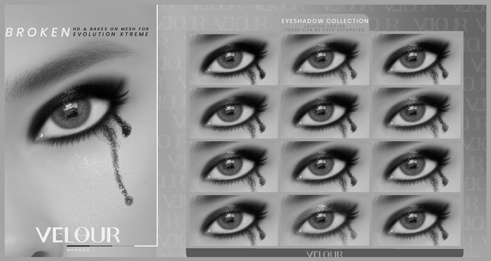 VELOUR "BROKEN" EYESHADOW DEMO