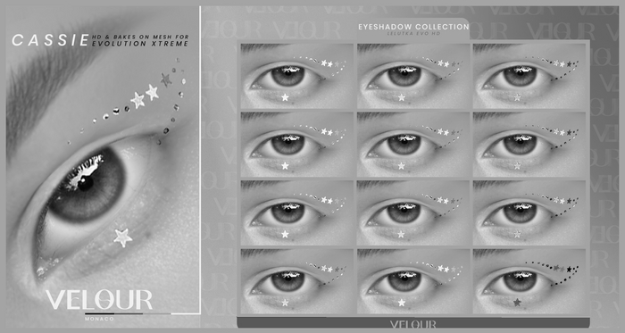 VELOUR "CASSIE" EYESHADOW DEMO