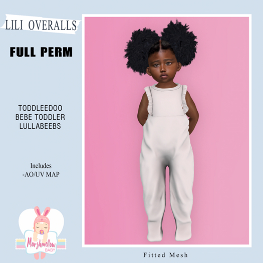 *MB* Full perm Lili Overalls