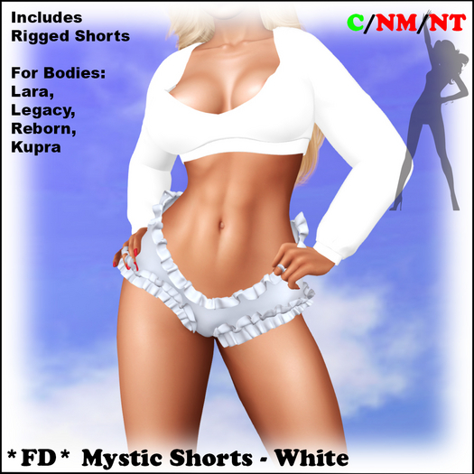 *FD* Mystic Shorts [Boxed] White