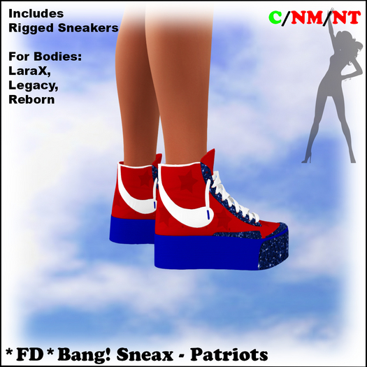 *FD* Bang! Sneakers [Boxed] Patriots