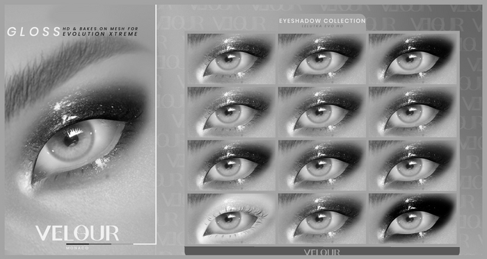 VELOUR "GLOSS" EYESHADOW DEMO