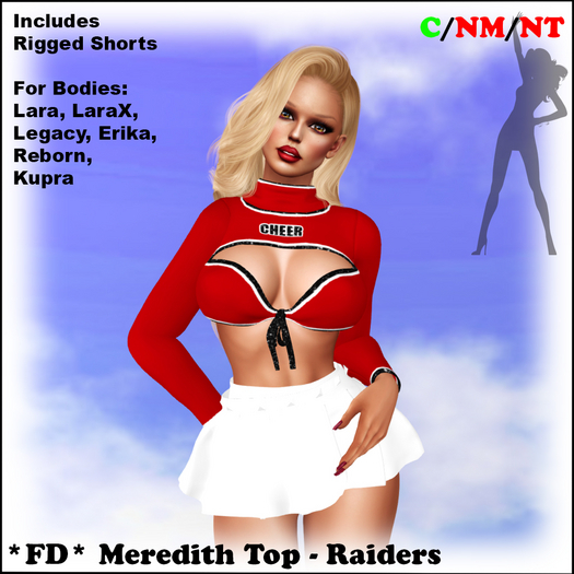 *FD* Meredith Top [Boxed] Raiders