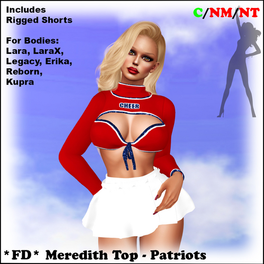 *FD* Meredith Top [Boxed] Patriots