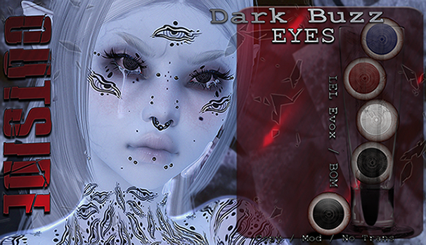 OUTSIDE.Dark buzz eyes
