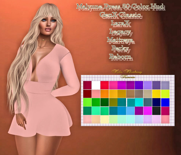 MALYNNE DRESS 50 COLOR DRESS