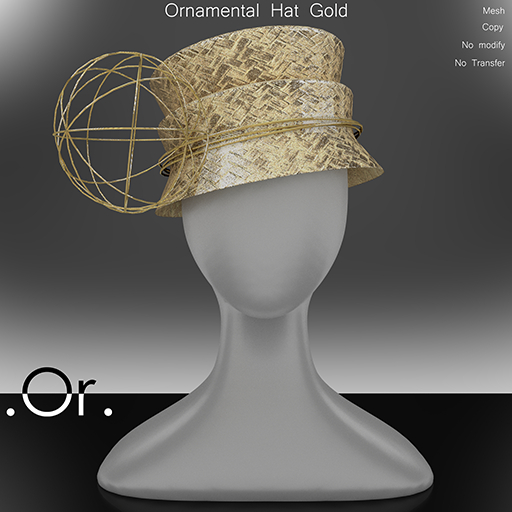 . Or . Ornamental Hat Gold