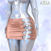 Beige Juice Skirt Kupra