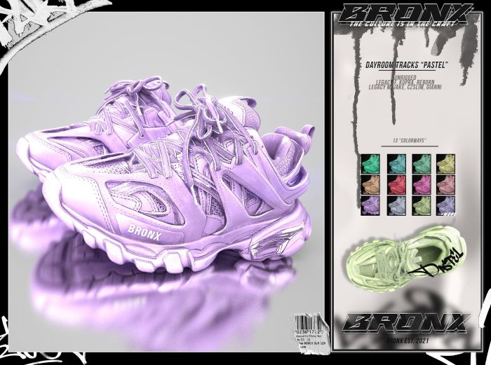 BRONX. "DAYROOM TRACK" PASTEL - FATPACK  