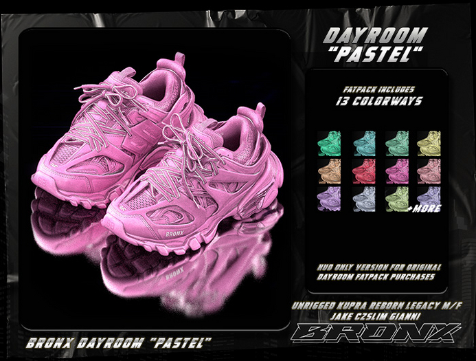 BRONX. DAYROOM TRACK "PASTEL" - PINK 