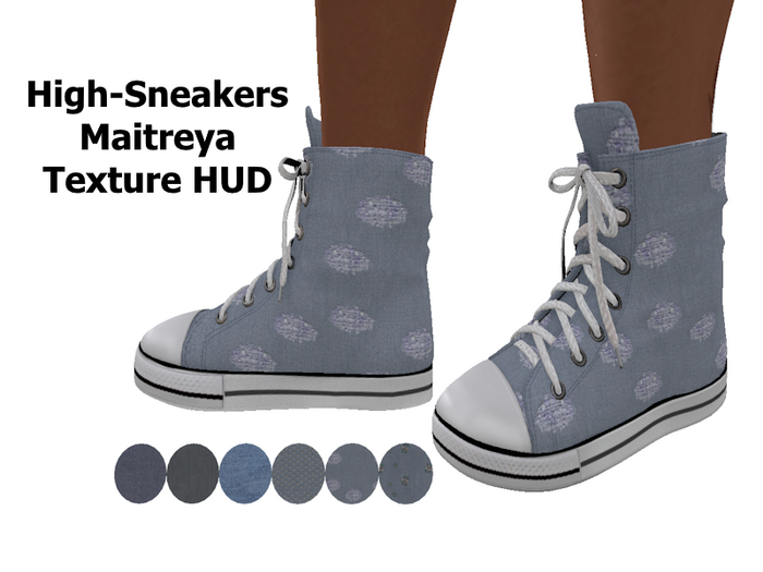 high sneakers jeans Maitreya