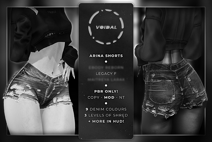 VOIDAL - Arina Shorts (Legacy F) DEMO