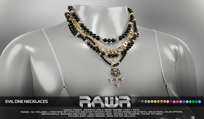 RAWR! Evil One Necklace DEMO (add me)
