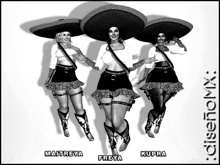 Atuendo :dMX: Outfit - La Chinaca Dolores DEMO