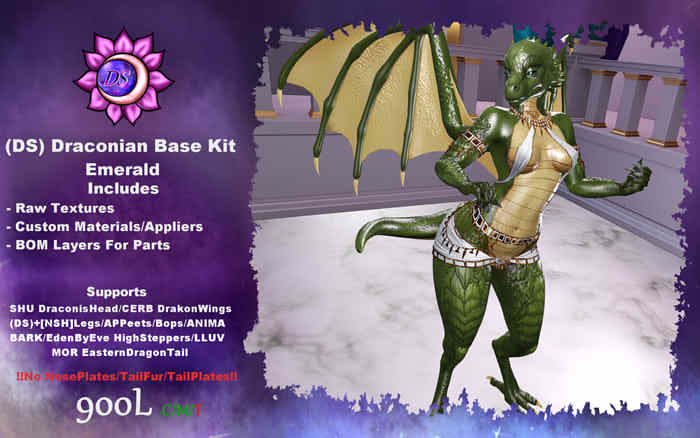 (DS) Draconian Base Kit (Emerald)