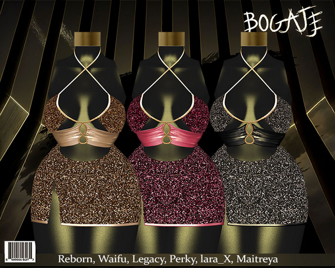 BOGATE _Dress_ Shwekar _Glitter
