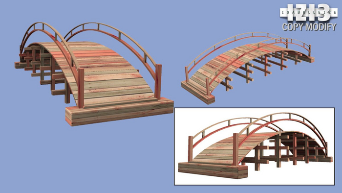 Wood Bridge - Mesh (Copy & Modify )