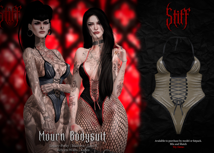 Stiff - Mourn Bodysuit - Solena