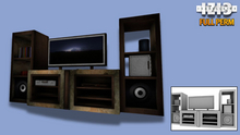 Mesh TV Stand - Full Perm (6 Impact)
