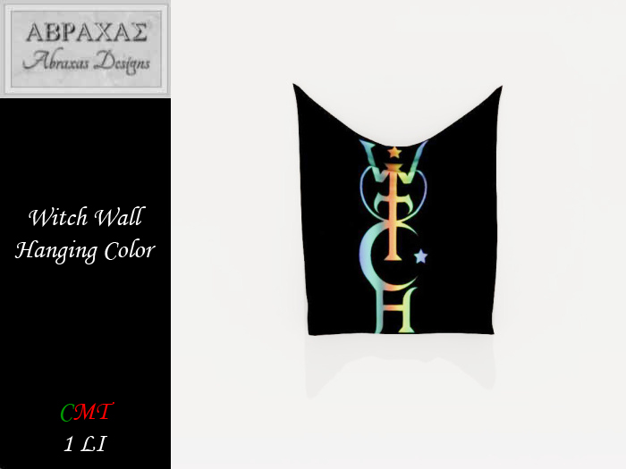 Witch Wall Hanging Color