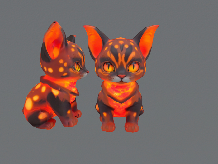 Lava Cat FULL PERM
