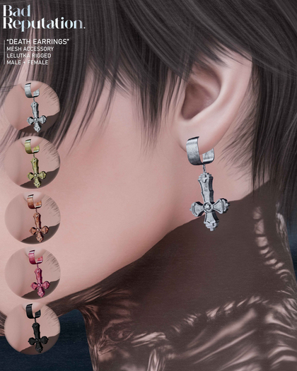 Bad Reputation - Death Earrings