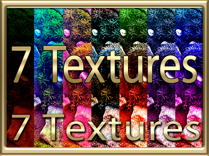 Second Life Marketplace - Zoy Texture [ Mossy Rock Seamless 04 ] 7 Textures