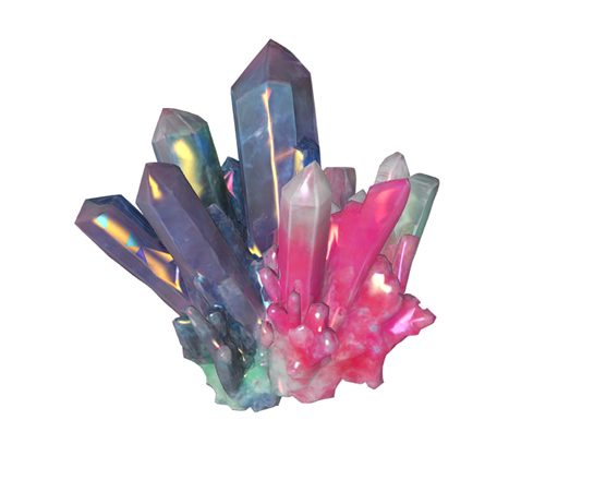 Gradient Crystal Cluster