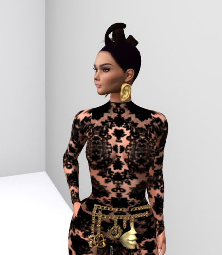 Cameo Lace Dress by Gelese Giano