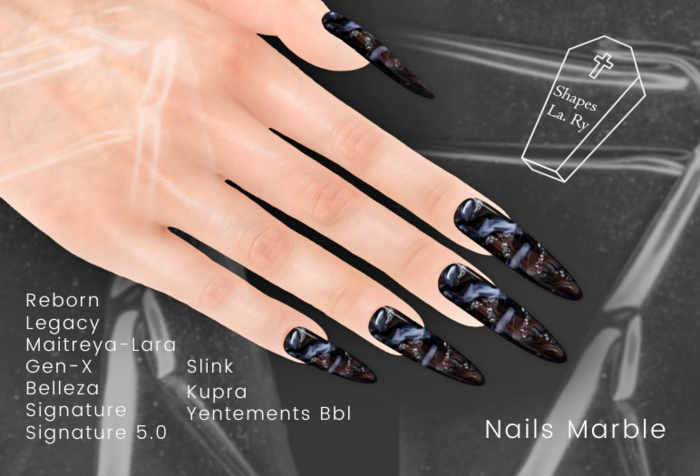 !Nails Marble -Fatpack-Lary