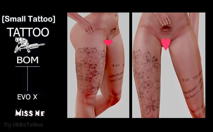 [Small Tattoo]**BOM** MISS ME