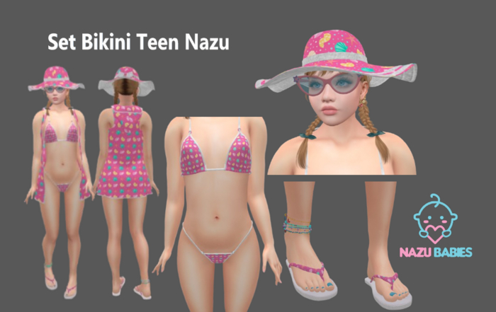 Set Bikini Teen Nazu Body