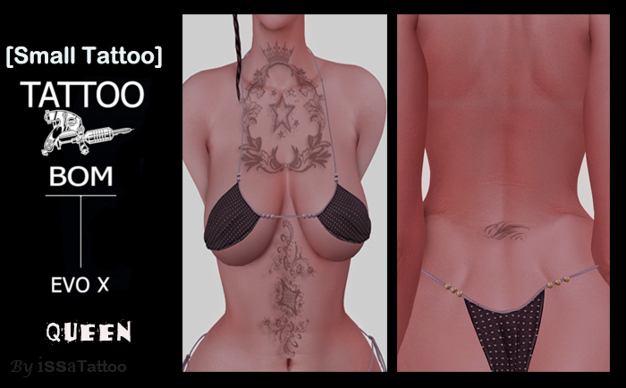 [Small Tattoo]**BOM** QUEEN