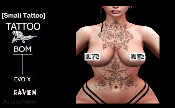 [Small Tattoo]**BOM**RAVEN 